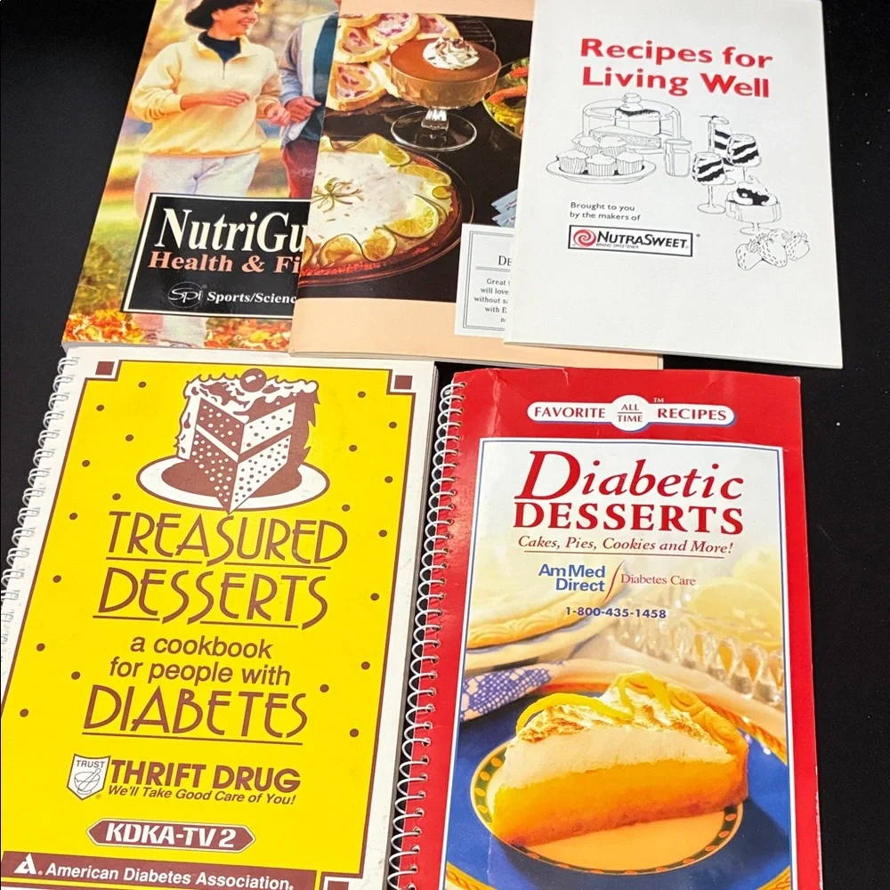 Collection of Dessert and Health Cookbooks